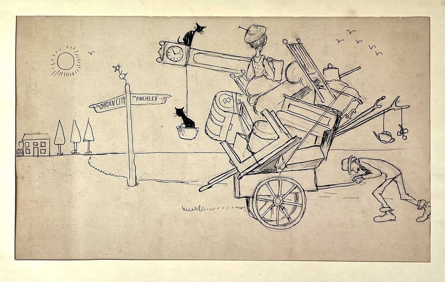 Lot 464 - An original sketch attributed to W. Heath-Robinson.