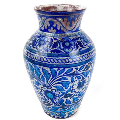 Lot 1034 - A Moroccan safi pottery vase.