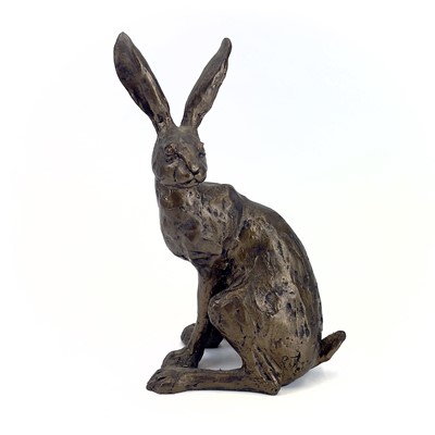 Lot 226 - A Paul Jenkins bronzed sculpture, 'Hugo Hare'.