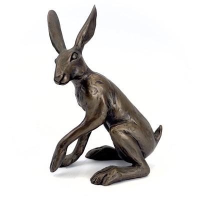 Lot 226 - A Paul Jenkins bronzed sculpture, 'Hugo Hare'.