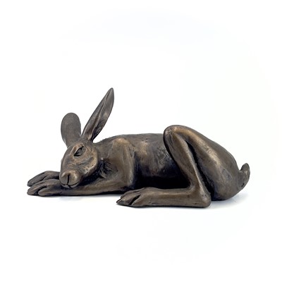 Lot 226 - A Paul Jenkins bronzed sculpture, 'Hugo Hare'.