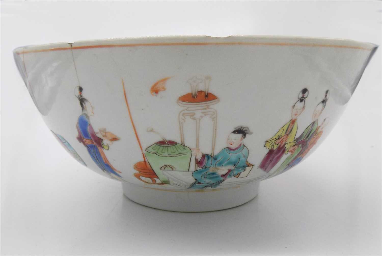 Lot 1169 - A Chinese famille rose bowl, 18th century,...