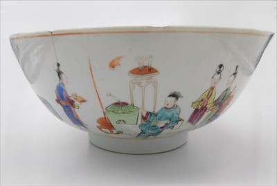 Lot 1169 - A Chinese famille rose bowl, 18th century,...