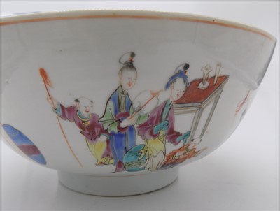 Lot 1169 - A Chinese famille rose bowl, 18th century,...
