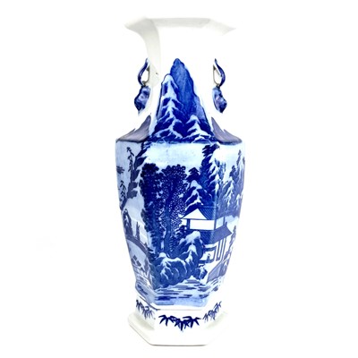 Lot 275 - A Japanese blue and white porcelain vase, early 20th century.