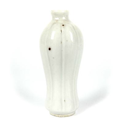 Lot 298 - A Chinese celadon glazed porcelain snuff bottle, Qing dynasty, 1750-1850.