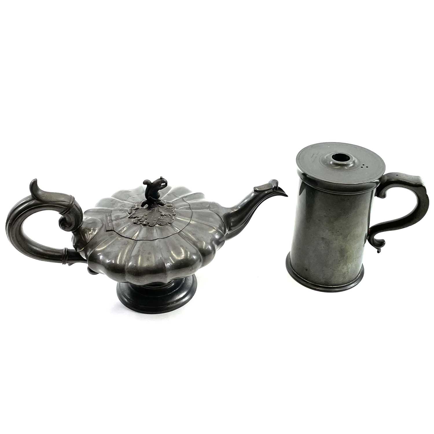 Lot 165 - A rare Victorian Maw & Stevenson pewter