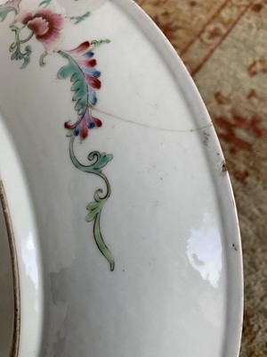 Lot 288 - A Chinese millefleur porcelain charger, Guangxu period.