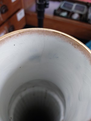 Lot 902 - A George Jones Azelea pattern vase.