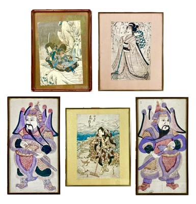 Lot 187 - 19th Century Japanese woodblock prints.