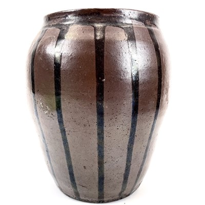 Lot 285 - Japanese pottery kame vessel.