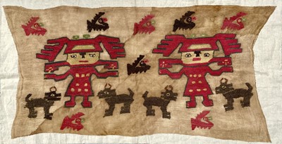 Lot 1288 - A pre-Columbian style textile.