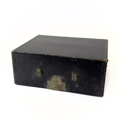 Lot 290 - An Underwood Standard Portable Typewriter with green marble decoration circa 1920s.