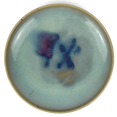 Lot 327 - A Chinese Junyao dish, Song style.