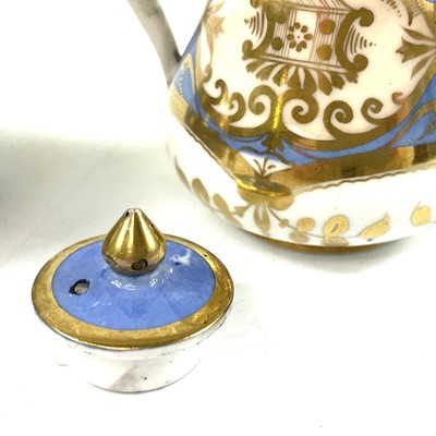 Lot 886 - A Spode porcelain rosewater sprinkler modelled as a miniature watering can.