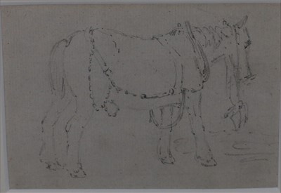 Lot 200 - Circle of Thomas GIRTIN (1775-1802) Horse and...