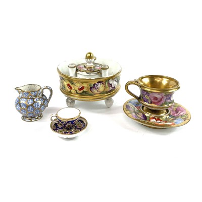 Lot 520 - A Spode porcelain miniature jug marked Spode pattern 4065.