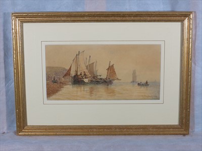 Lot 199 - C. THORNLEY (19th Century) Setting Sail...