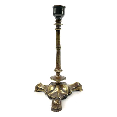 Lot 146 - A brass Pullman carriage lamp.