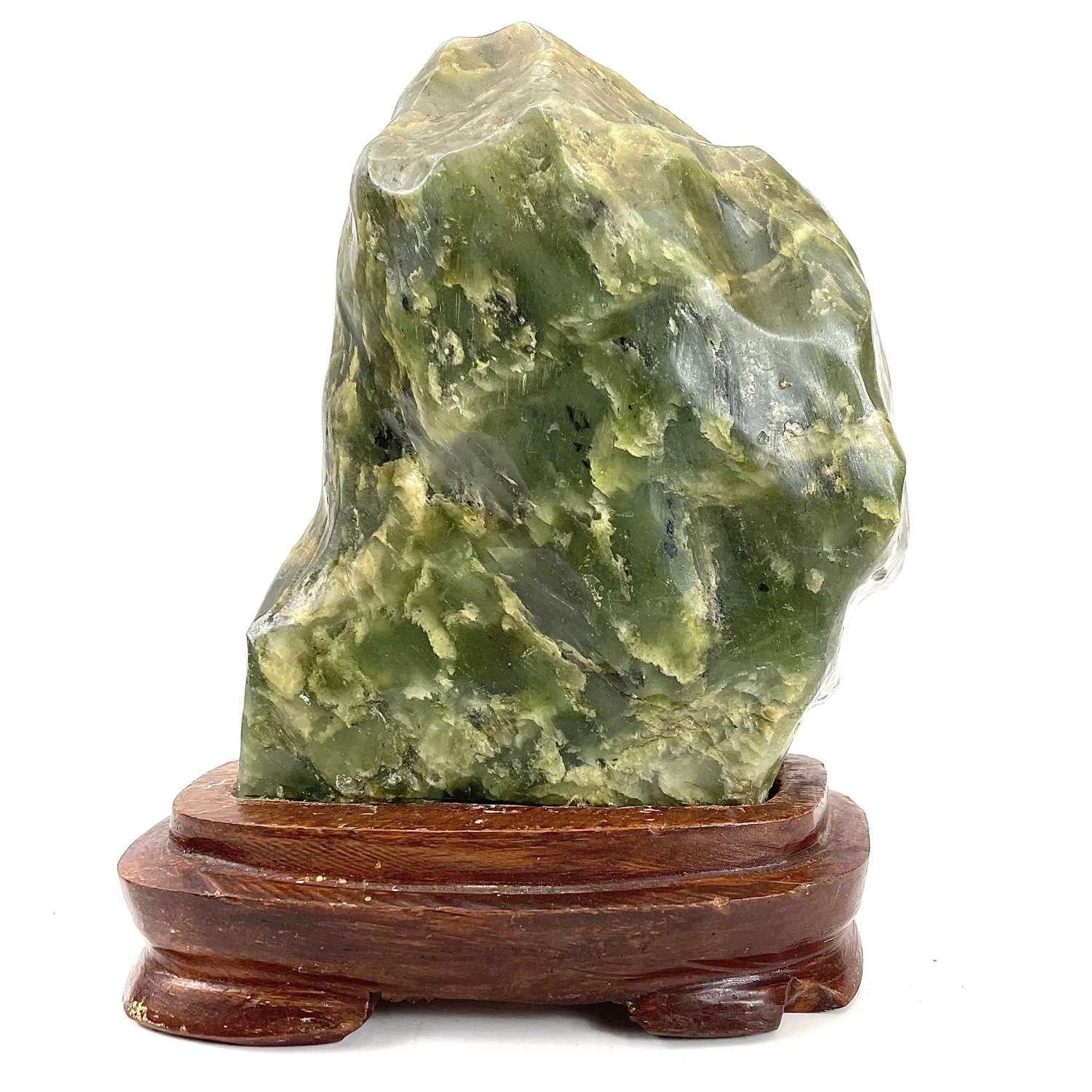 Lot 349 - An early 20th century nephrite scholar rock sculpture.