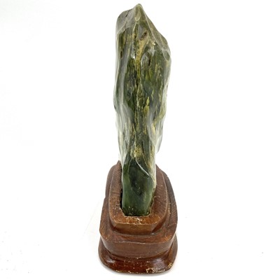 Lot 349 - An early 20th century nephrite scholar rock sculpture.