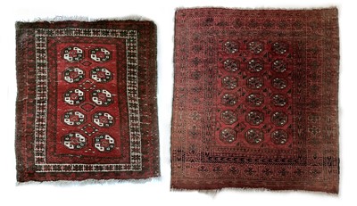 Lot 1294 - Two Afghan rugs, circa 1920's.