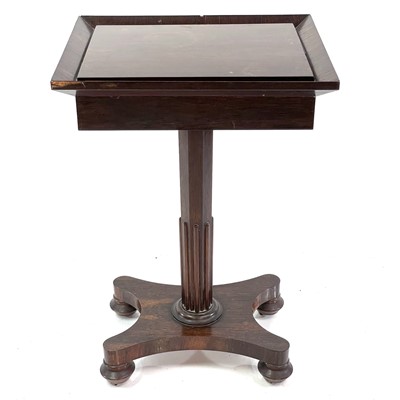 Lot 1804 - A William IV rosewood jardinere.