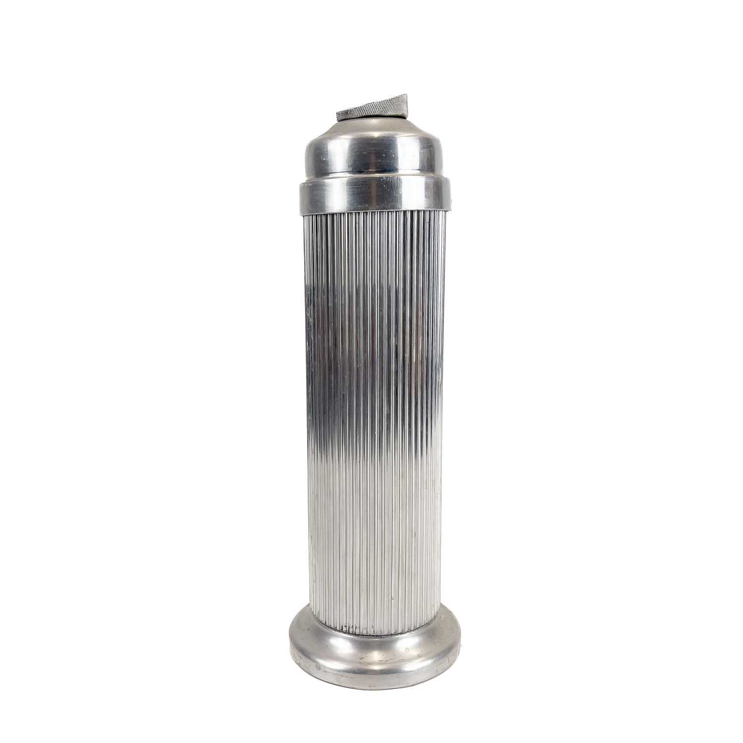 Lot 513 - A US Emson Ezee-Pour aluminium cocktail shaker.