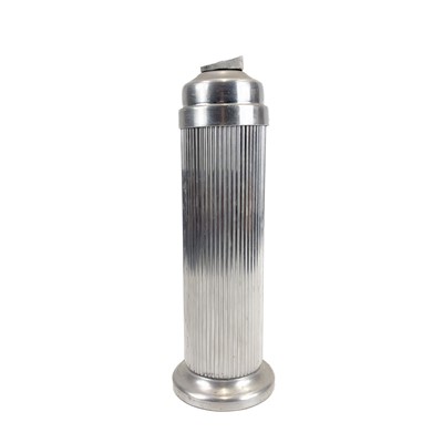 Lot 513 - A US Emson Ezee-Pour aluminium cocktail shaker.