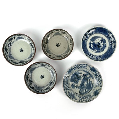 Lot 465 - A Chinese Ko-Sometsuke blue and white dish, Ming Dynasty.