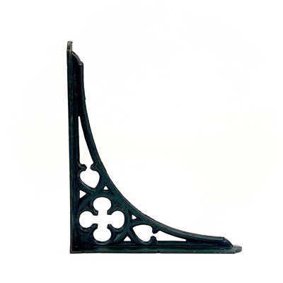 Lot 55 - A group of ten Victorian style cast iron wall brackets.