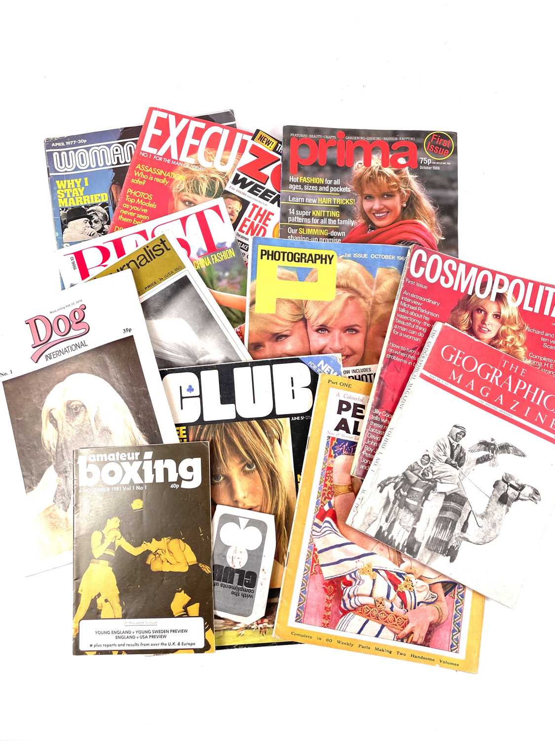 First Issue Magazines Lot 97 - Fourteen magazines, all first issues.