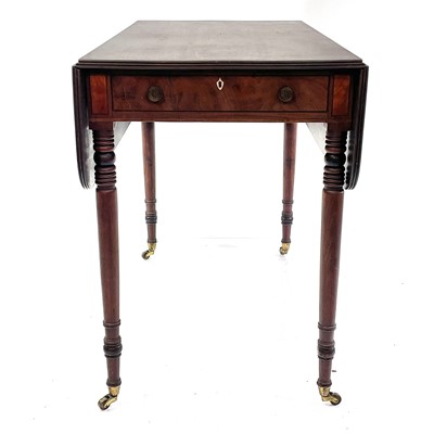 Lot 1839 - A George III mahogany Pembroke table.