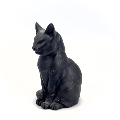 Lot 225 - A Suzie Marsh bronzed sculpture of a cat, 'Maxim'.