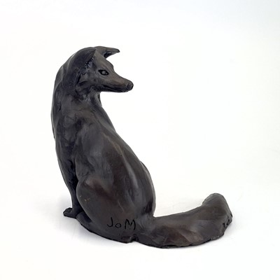 Lot 225 - A Suzie Marsh bronzed sculpture of a cat, 'Maxim'.