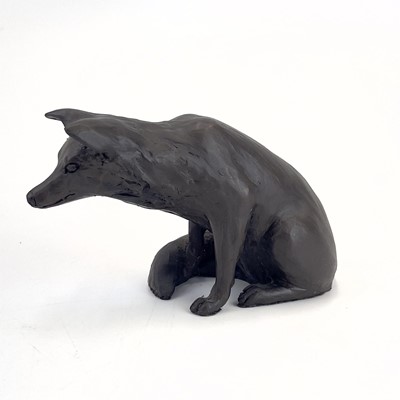 Lot 225 - A Suzie Marsh bronzed sculpture of a cat, 'Maxim'.