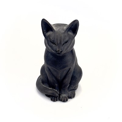 Lot 225 - A Suzie Marsh bronzed sculpture of a cat, 'Maxim'.