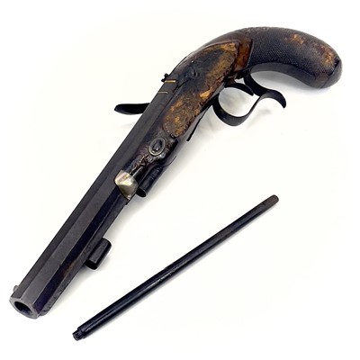 Lot 30 - A George III Irish flintlock pistol by Rigby of Dublin.