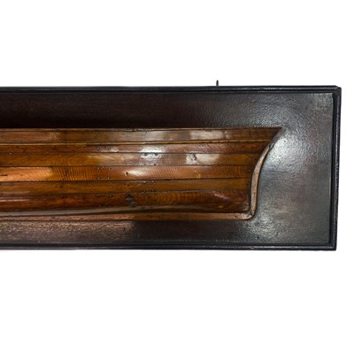 Lot 450 - Ship builders half block model.