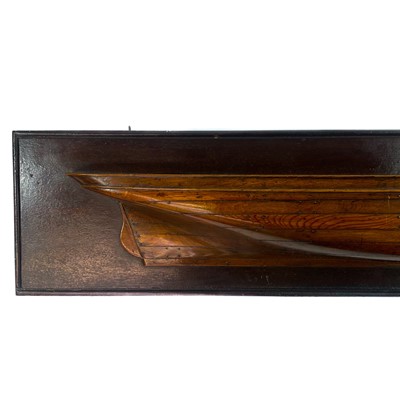 Lot 450 - Ship builders half block model.