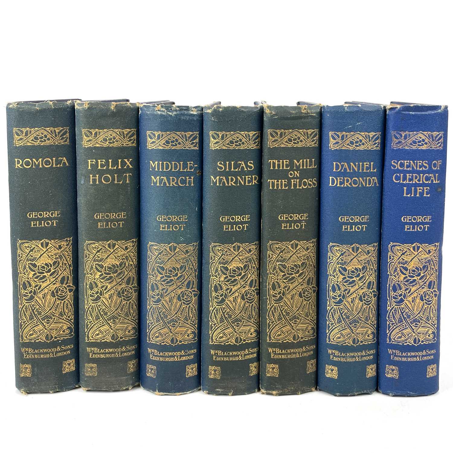 Lot 376 - Seven George Elliot's in a uniform binding.