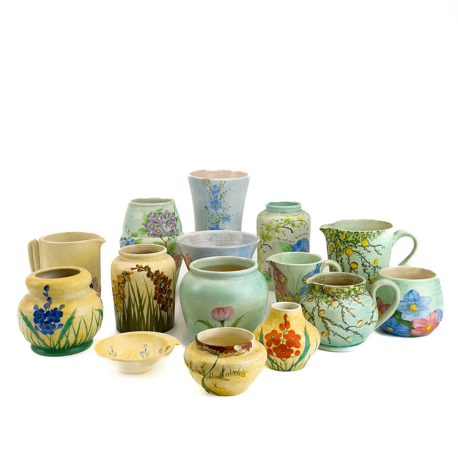 Lot 860 - A collection of Burslem E Radford pottery.