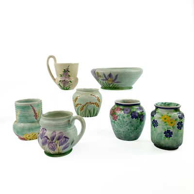 Lot 858 - A collection of Burslem E Radford pottery.