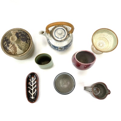 Lot 940 - Studio Pottery including a Colin Kellam teapot.