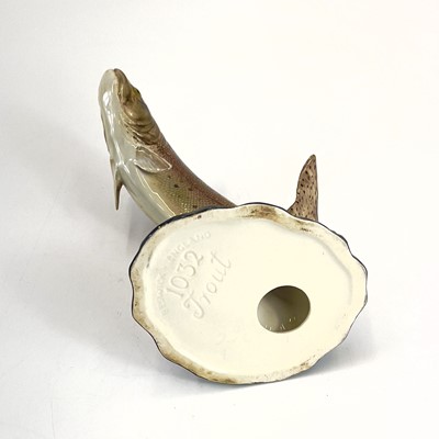Lot 871 - A Beswick pottery trout.