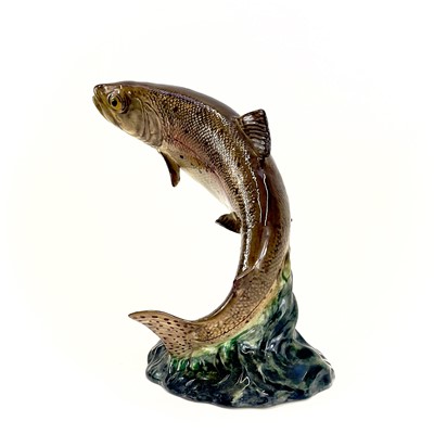 Lot 871 - A Beswick pottery trout.