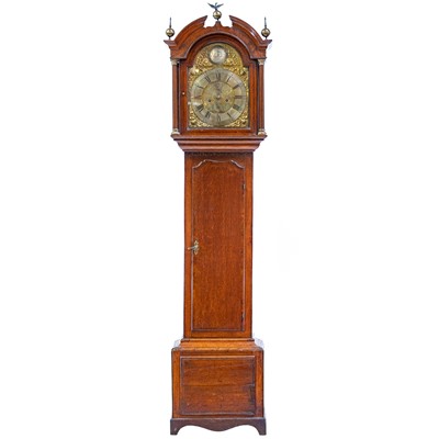 Lot 1720 - A George III eight day longcase clock.