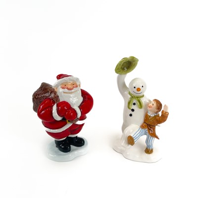 Lot 851 - A Beswick pottery group of the Snowman and James.