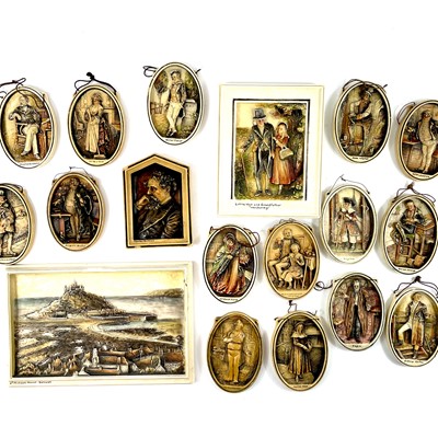 Lot 241 - A large collection of Osbourne Ivorex plaques.