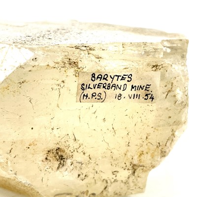 Lot 152 - A mineral specimen of Barytes from Silver Mine.